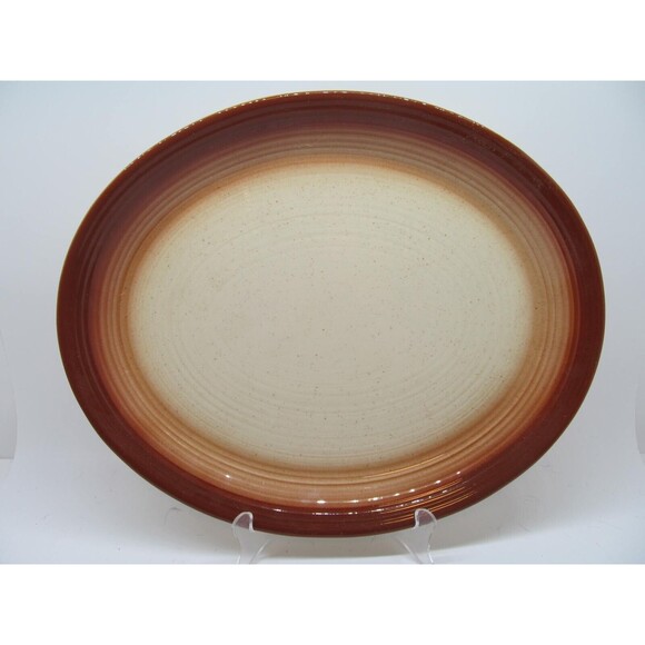 Franciscan Country Craft Russet Brown Platter 14" - Picture 10 of 10